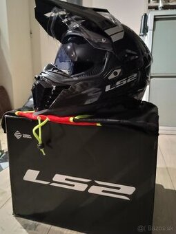 Predam kvalitnu karbonovu prilbu LS2 MX701 Explorer Carbon