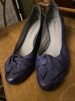 Dámske kožené topánky Tamaris veľ. 37
