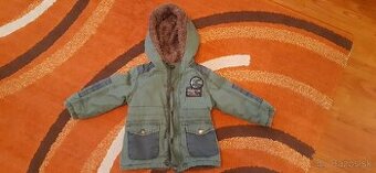 Zimná bunda s kožušinkou veľ. 92