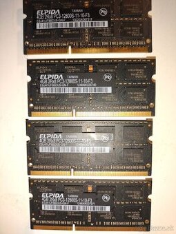 PREDAM ELPIDA 4gb 2Rx8 SO-DIMM DDR3