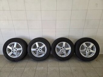 Alu disky SUBARU 5x100 16" + zimné pneu 215/65 R16