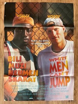 Filmový plakát Bílí muži neumějí skákat