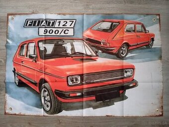 FIAT 127 900C dekorácia na stenu