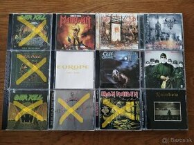 CD Gary Moore, Iron Maiden, Megadeth a iné