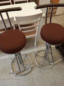 Predám:3 barové stoličky