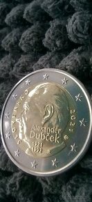 2€ minca Alexander Dubček