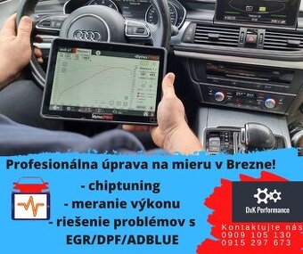 Softvérové úpravy RJ, chiptuning, DPF, EGR, ADBLUE