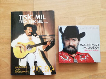 CD - Waldemar Matuška plus kniha s  originálnym podpisom