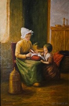 OBRAZ - Olejomaľba - Holandská škola