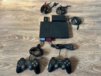 Playstation 2 slim FCMB + 64Gb karta plna hier