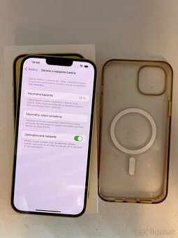 IPHONE 14 PLUS YELLOW 128GB ZÁRUKA - VEĽMI PEKNÝ STAV