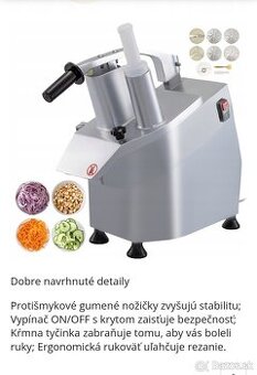 Vysoko zátazovy krájac na zeleninu