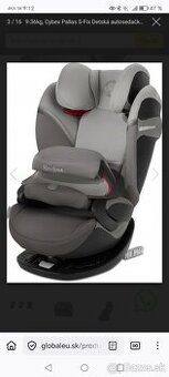 Autosedačka CYBEX Pallas S fix 9-36 kg