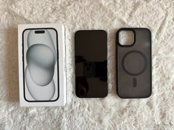 iPhone 15 128 GB – ako nový, TOP stav, bez škrabancov