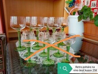 Retro poháre