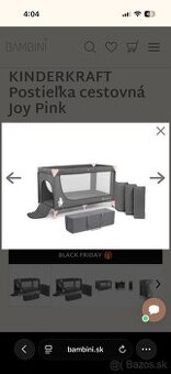 Cestovná postielka Kinderkraft