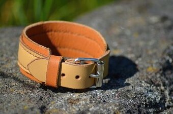 Kožený náramok 19-24cm - 1