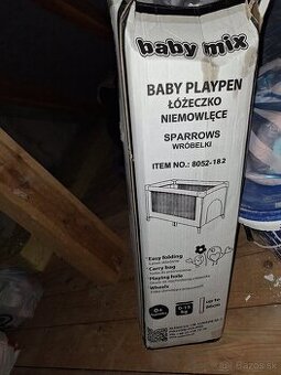 Detská prenosná postieľka