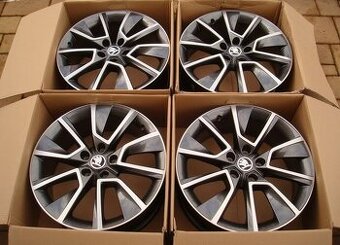 18" sada alu ŠKODA KODIAQ,VW,SEAT + zimné pneu.