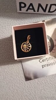 Originál prívesok Pandora pozlátený - Lúče zivota