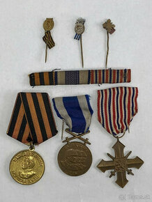 medaile s dekrétmi + miniatúry