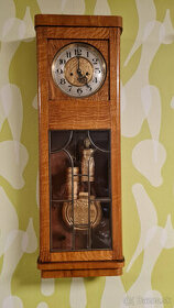 starožitné hodiny Gustav Becker dvojzávažové