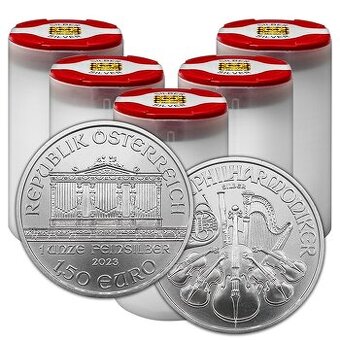 Kúpim strieborné investičné mince, 1oz, investičné striebro