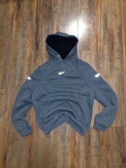 Nike center swoosh mikina Nike siva mikina