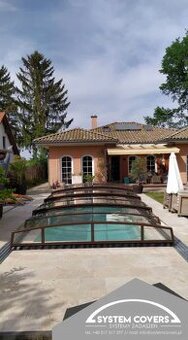 Zastrešenie bazéna, bazénu, 370x1053x80cm - SYSTEM COVERS