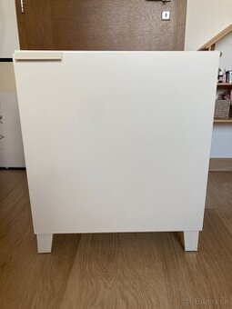 BESTÅ Policový diel/dvierka, biela/Lappviken biela, 60x42x64