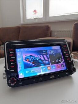 Auto Rádio 2Din Android 2gb64gb Carplay WV, Škoda, Seat