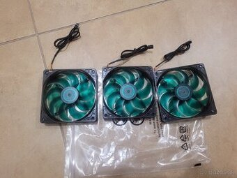 Predám 3 kusy veľmi kvalitných ventilátorov NANOXIA 120mm