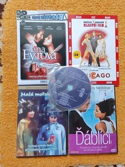DVD J.Eyrova,Chicago,Dablici,M.m.vila