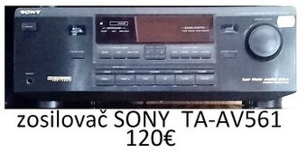 predám rôzne zosilovače a hifi veže