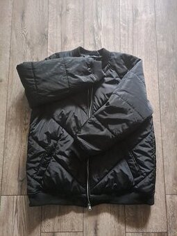 Panska cierna presivana bunda