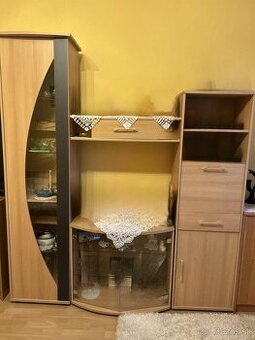 Za symbolickú cenu Obývacia stena,botnik,stolíky