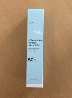 Iunik beta glucan barrier sunscreen spf50+