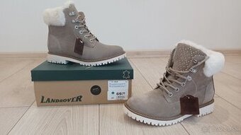 Koženné členkové čižmy