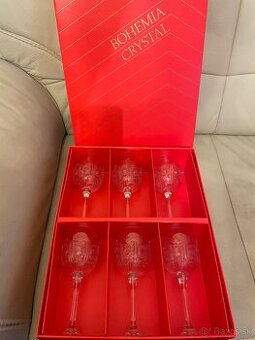 Nepouzivane krystalove pohare, uplne nove sety.