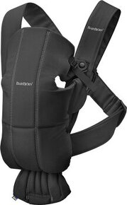 Babybjorn nosítko MINI Black cotton klokanka