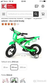 Detsky bicykel moto bike