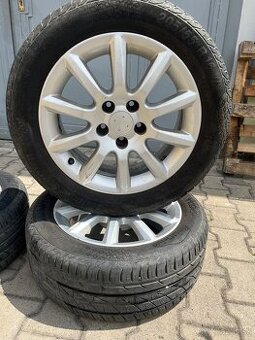 Alu disky 5x110 s letnými pneumatikami 205/55 r16