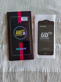 Ochranné sklo 5d na Iphone 7,8,SE 2020/2022 cierne