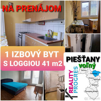 NA PRENÁJOM 1 ZBOVÝ BYT 41 m2 PIEŠŤANY