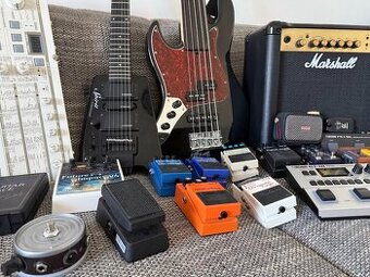 🎸 Predám časť zbierky – gitary, efekty, zosilňovače