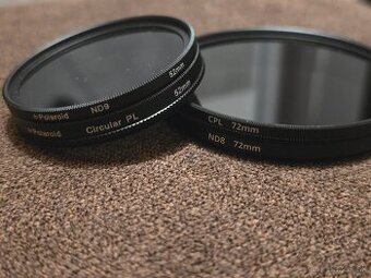Predam CPL a ND8 , 52mm a 72mm