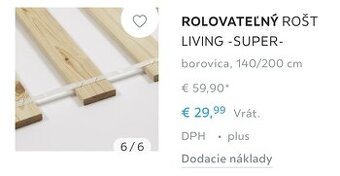 Rošty na matrac 90x200cm