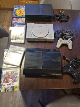 Predám playstation 1,2,3