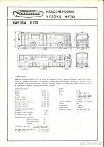 Prospekty - Autobusy Karosa 3 - 1