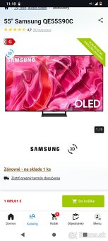 OLED TV Samsung 55' 139cm